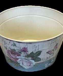 location bassine métal shabby chic romantique