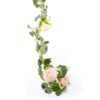 Location guirlande fleurs artificielles roses clair 1M75