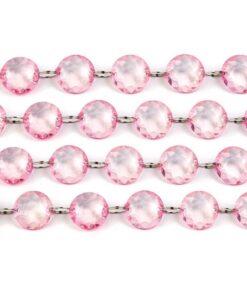 Location guirlande diamant rose pastel 1M