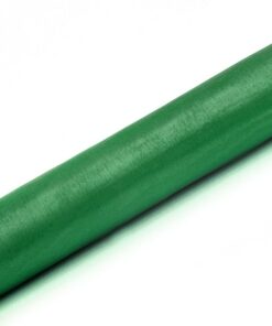 Chemin de table organza vert emeraude 36cm 9M