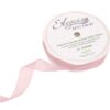 20M ruban rose pâle organza 15mm large