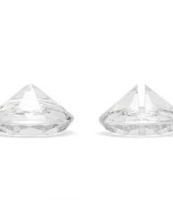 10 Marque place diamant acrylique transparent 4cm