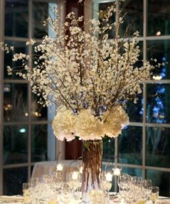 LOCATION vase cylindrique H 40cm D15cm