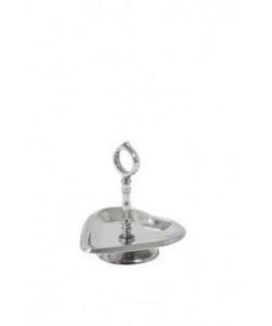 LOCATION mini serviteur coeur métal argent