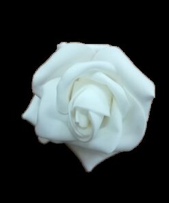 Location fleur blanche artificielle en mousse