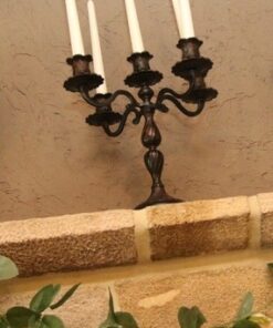 Location Duo Chandelier 5 branches vintage métal