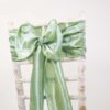 Location noeud de chaise vert sauge euca taffetas