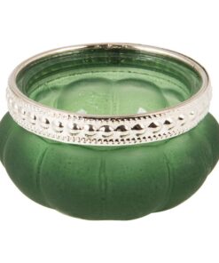 Location Bougeoir photophore VERT clair tealight vintage