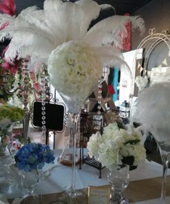 Location boule de fleurs artificielles