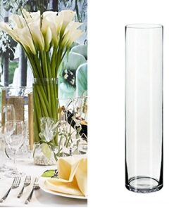 LOCATION vase cylindrique Hauteur 40 cm D9cm