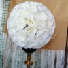Location boule de fleurs artificielles
