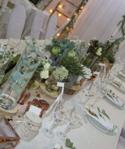 Location tissu pour drapé beige champagne NUDE 9M