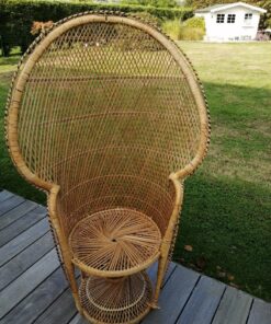 Fauteuil Emmanuelle en Rotin Location Hainaut