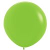 2 Ballons géants rond lime green vert latex 90cm