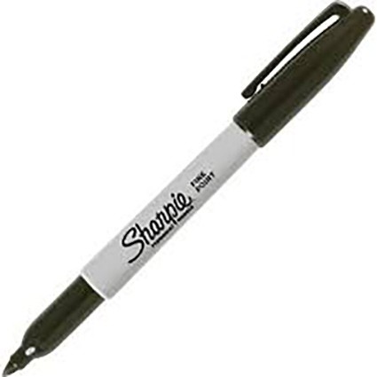 Sharpie marqueur permanent noir 1pc Sharpie marqueur permanent noir 1pc